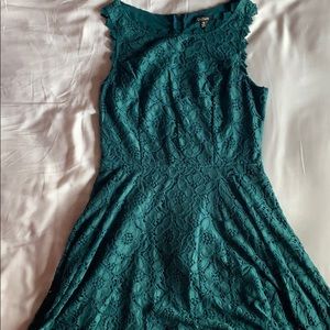 Turquoise dress